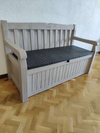 Banco arcón exterior Keter Eden Garden Bench 265 L