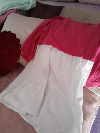 Blusa verde con fruncido