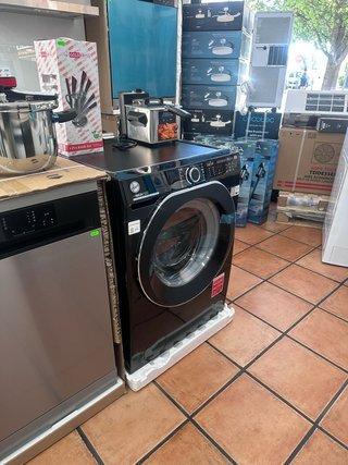 Lavadora Hoover H-Wash 500 Negra 11kg