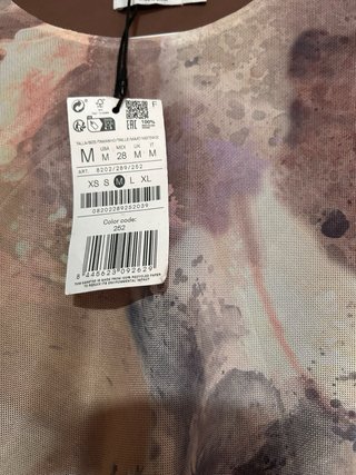 Vestido moderno estampado