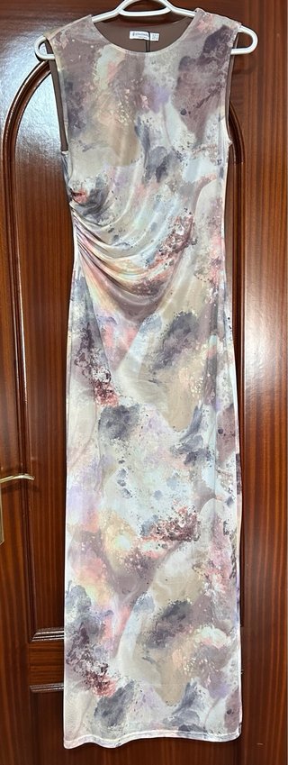 Vestido moderno estampado