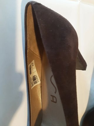 Zapatos de tacón Unisa Marrón y Ante