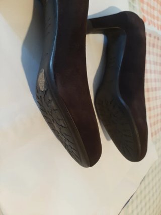 Zapatos de tacón Unisa Marrón y Ante