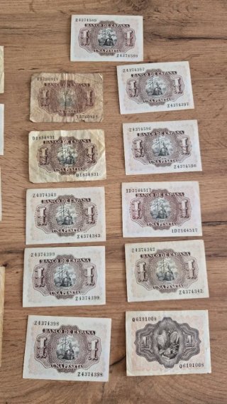 Lote Billetes Antiguos España e Internacional