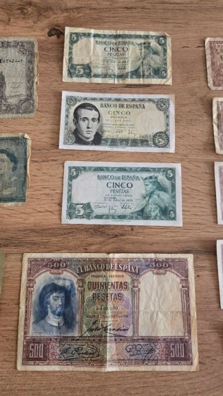 Lote Billetes Antiguos España e Internacional