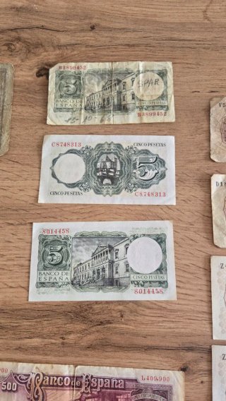 Lote Billetes Antiguos España e Internacional