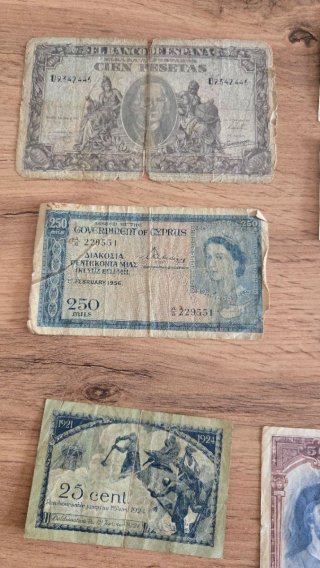 Lote Billetes Antiguos España e Internacional