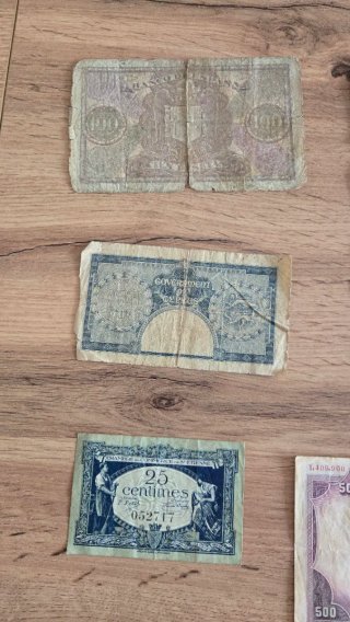 Lote Billetes Antiguos España e Internacional