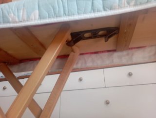 Tabla de planchar de madera plegable