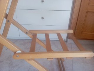 Tabla de planchar de madera plegable