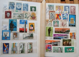 Album 353 francobolli Germania D.D.R.