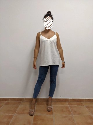 Camiseta tirantes blanca