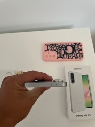Samsung Galaxy A56 5G Rosa/Bianco