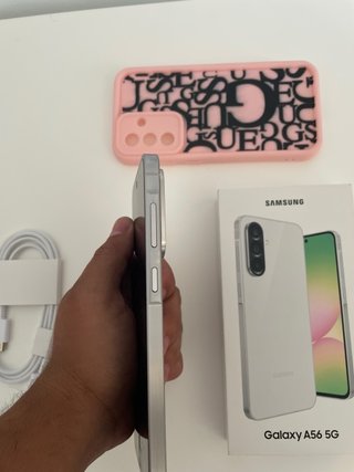Samsung Galaxy A56 5G Rosa/Bianco