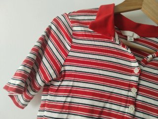 Polo H&M rayas rojo y blanco