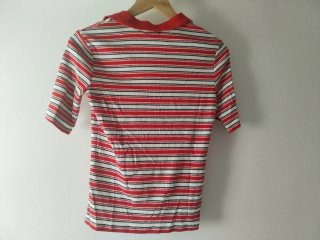 Polo H&M rayas rojo y blanco