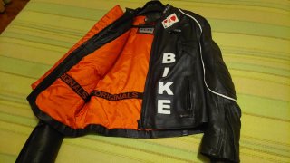 Chaqueta motera cuero mujer Road Bike