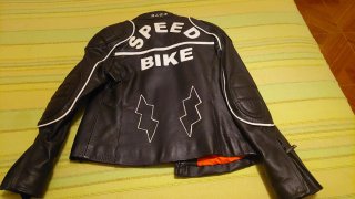 Chaqueta motera cuero mujer Road Bike