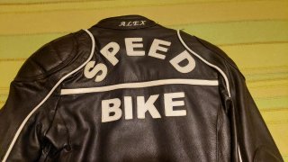 Chaqueta motera cuero mujer Road Bike