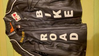 Chaqueta motera cuero mujer Road Bike