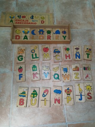 Puzzle Abecedario Madera