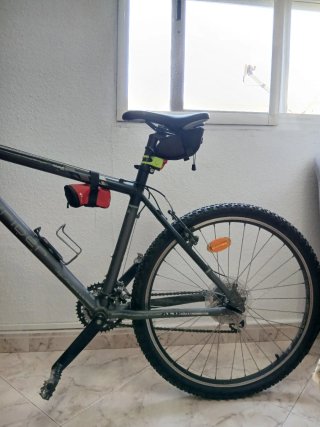 Bicicleta Rockrider MTB Gris/Negra Adulto