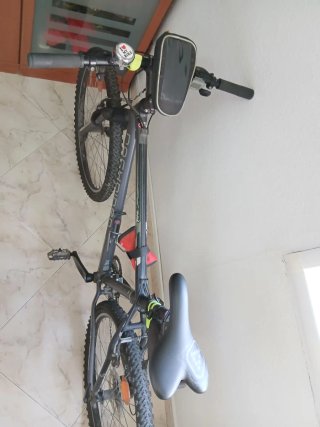 Bicicleta Rockrider MTB Gris/Negra Adulto