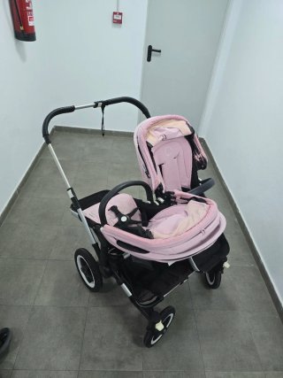 Bugaboo Donkey Duo + Accesorios Rosa