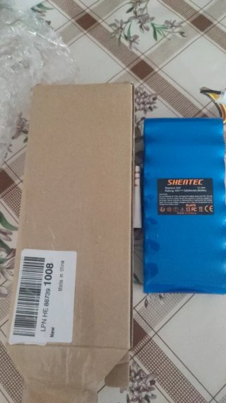 Batería Li-ion SHENTEC 5000mAh 18V