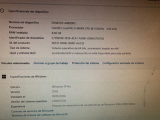 Torre de Ordenador Gaming i5 como nueva