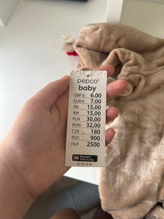 Pijamita Reno Pelito Talla 6-9 Meses