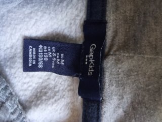 Sudadera Gap Niños Gris 8/9 años