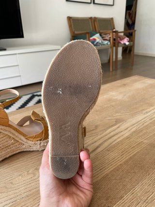 Sandalias cuña esparto