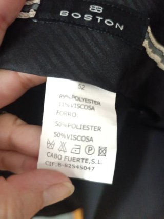 Traje Chaqueta Gris raya diplomatica