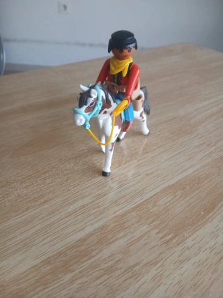 Vaquero y caballo Playmobil