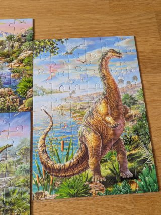 Puzzle Schmidt 3x48 Dinosaurios