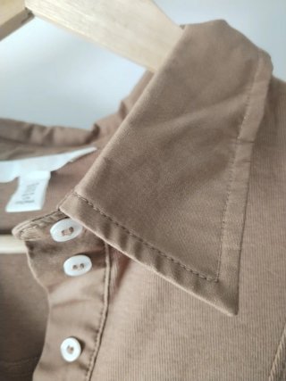 Polo H&M Marrón Manga Corta