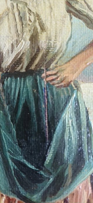 Oleo Jose Prida Sardinera de Gijon 1910-15