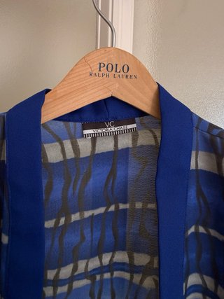 Kimono caftán azul talla única nuevo victoria EEUU