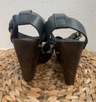 Sandalias de tacón negras Talla 39