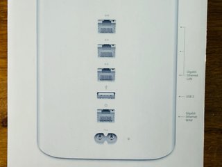 Apple Time Capsule 3TB A1470 WiFi AC NAS Gigabit