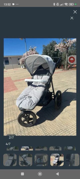 Carrito bebé TODOTEREENO gris