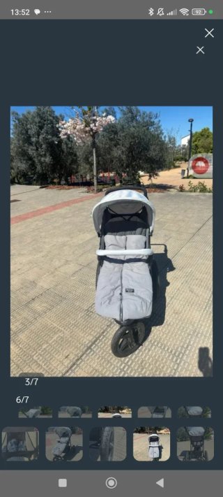 Carrito bebé TODOTEREENO gris