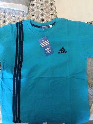 Conjunto Adidas T-shirt e Calções Bordado 16 anos
