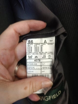 Chaqueta de traje gris