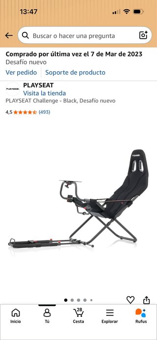 Playseat Challenge + Logitech G29 Volante