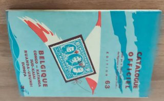 Catalogo Ufficiale Francobolli Belgio 1963