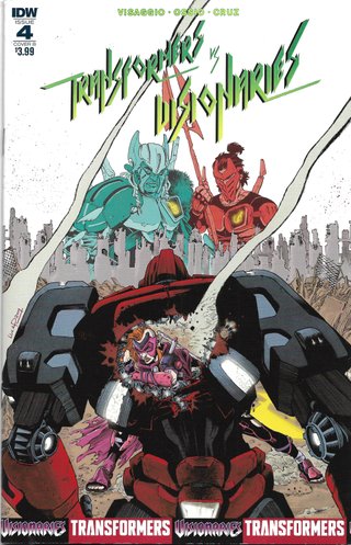 Transformers vs Visionaries #4 Cover B (2018) IDW