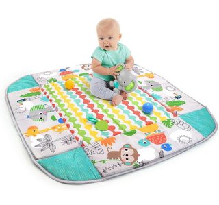 Parque de juegos para bebés con gimnasio
