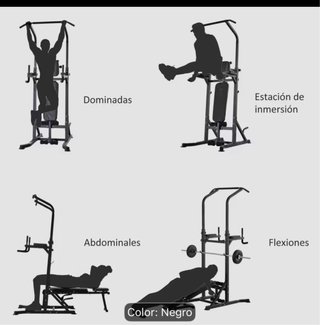 Estación Musculación y Banco Abdominales